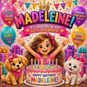 Happy Birthday Madeleine