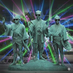 深夜の田舎のコンビニ