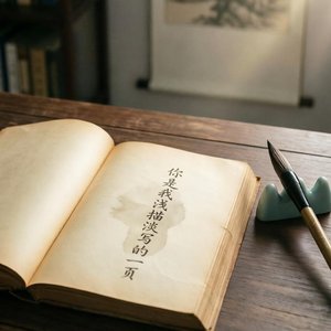 你是我轻描淡写的一页