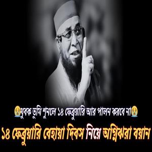 ১৪ ফেব্রুয়ারি বে-হায়া দিবস নিয়ে অগ্নিঝরা বয়ান | (মুফতি নজরুল ইসলাম কাসেমী)