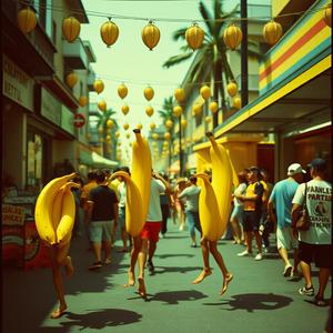 Banana parade  by @unmovablechorale6633