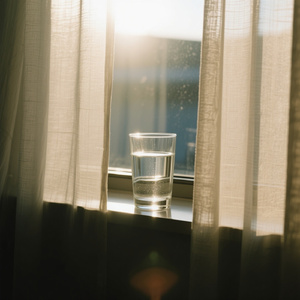 窓辺のコップ