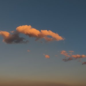 窗边晚霞静时光