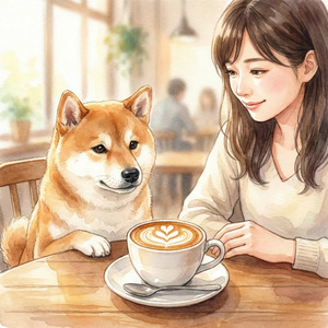 カプチーノと犬とあなた