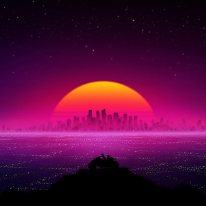Back to the 80s in a Synthwave