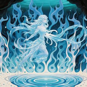 夏日冰湖：跳跃的精灵 (Summer Ice Lake: The Playful Sprite)