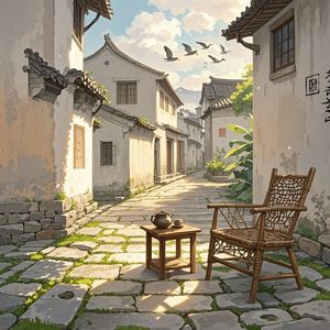 巷口茶摊