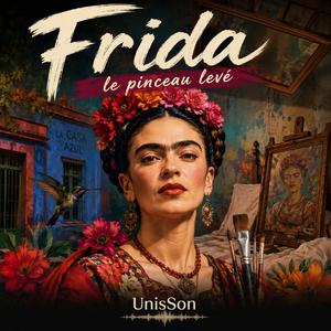 Frida le pinceau levé