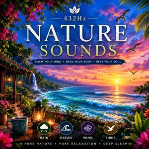 Hearthside Peace (432Hz Crackling Fire)