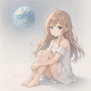 月の鳥かごにかぐや姫