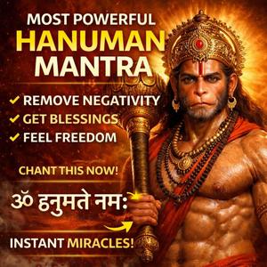Powerful Hanuman mantra for blessings