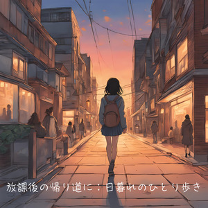 放課後の帰り道に：日暮れのひとり歩き