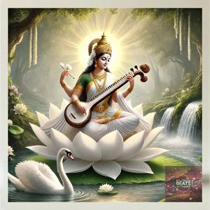 Shvet Kamal Par Viraji Saraswati