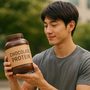 チョコ控えてても、君のチョコプロテインは例外。