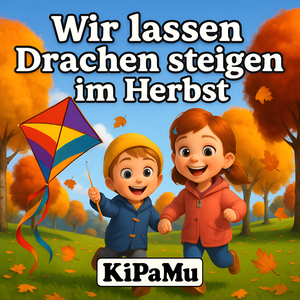 Wir Lassen Drachen Steigen Im Herbst