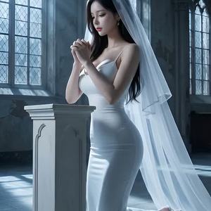 純白祭品 (White Sacrifice) - Dark Gothic Version by SPH.AI.Creator