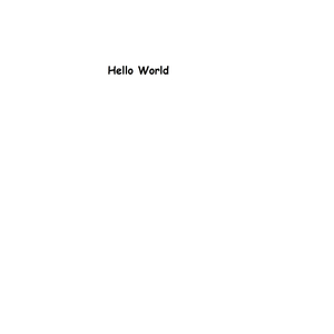 Hello World