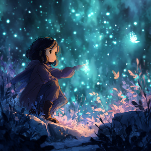 빛 속의 나무들