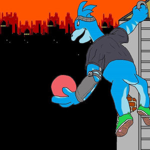 Lizardboy in Dodgeball Land