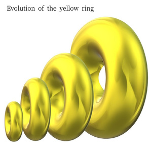 Evolution of the yellow ring