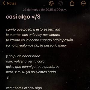 casi algo </3 x BVSTY