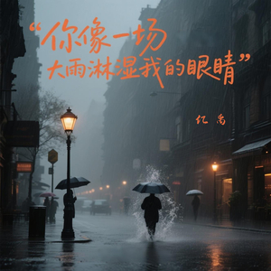 你像一场大雨淋湿我的眼睛