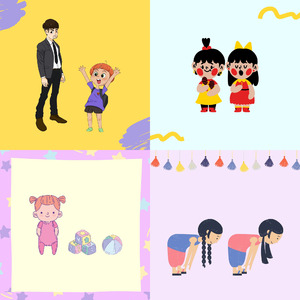 安静的快乐的孩子声音