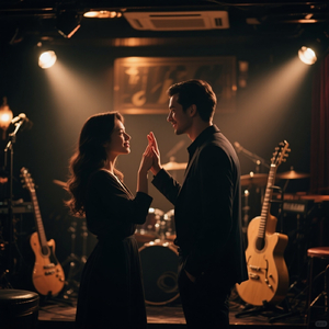 月灯りのグラス