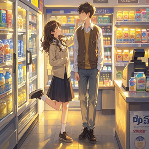 便利店的慢镜头