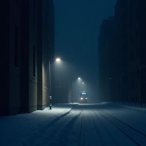 Город застыл