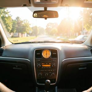 Clock On The Dashboard