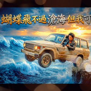 蝴蝶飛不過滄海但我可以