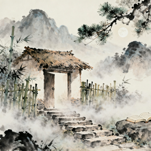 柴门虚掩待风推