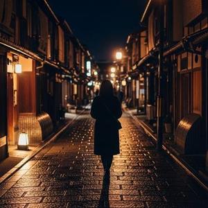 歩く夜のバスガイド 花見小路