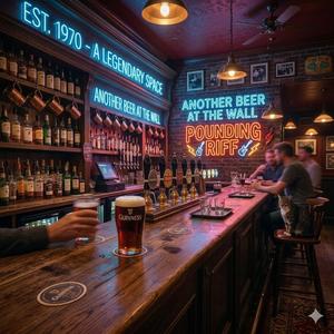 Another beer at the wall