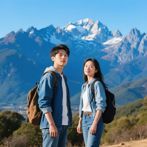 青春の青き山並み