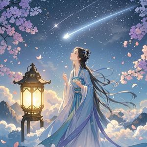 想你的风吹破星空-枕浪听雪