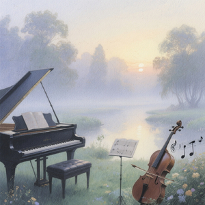 夜明け直前の奏者