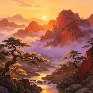 《落日共闲行》