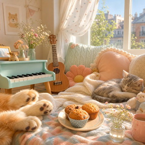 Muffin Paws Window Waltz