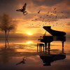 Piano: Classical Relaxation - Starlight Echoes Piano Melody