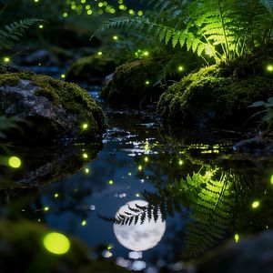 萤火月光