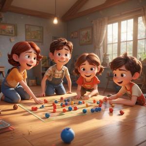 小朋友单纯快乐的笑声