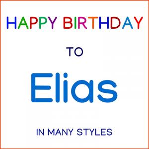 Happy Birthday To Elias - Hard Rock