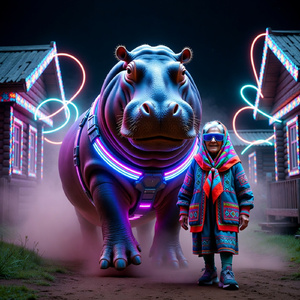 Баба Нюра купила бегемота