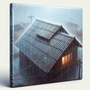 Loud Rain Noise on Metal Roof 7