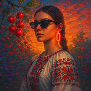 Поблискують черешеньки