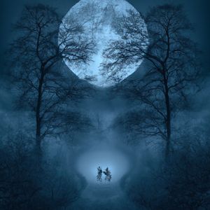 Whispers of Lunar Lore Beneath the Starlit Metropolis Canvas
