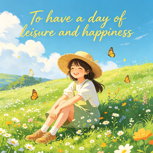 To have a day of leisure and happiness