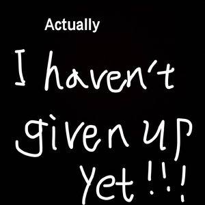 其实还没放弃